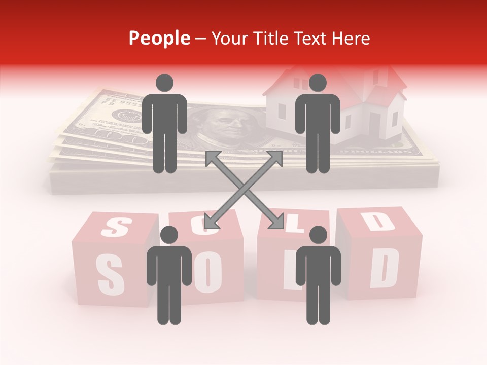 Touching Young Holding Hands PowerPoint Template