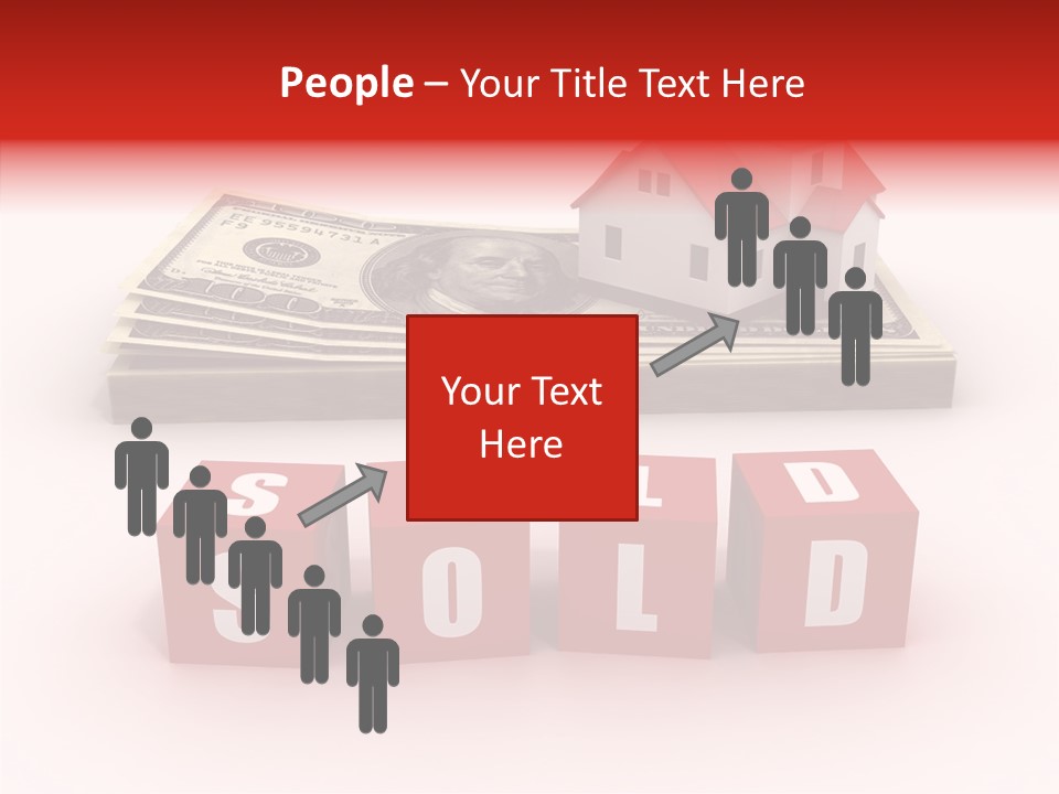 Touching Young Holding Hands PowerPoint Template