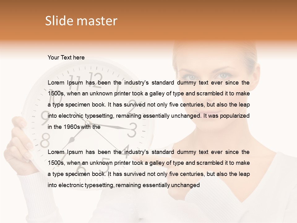 Aging Senior Assist PowerPoint Template