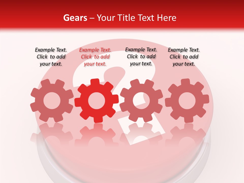 White Young Close Up PowerPoint Template