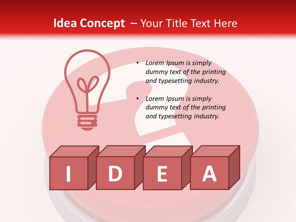 White Young Close Up PowerPoint Template