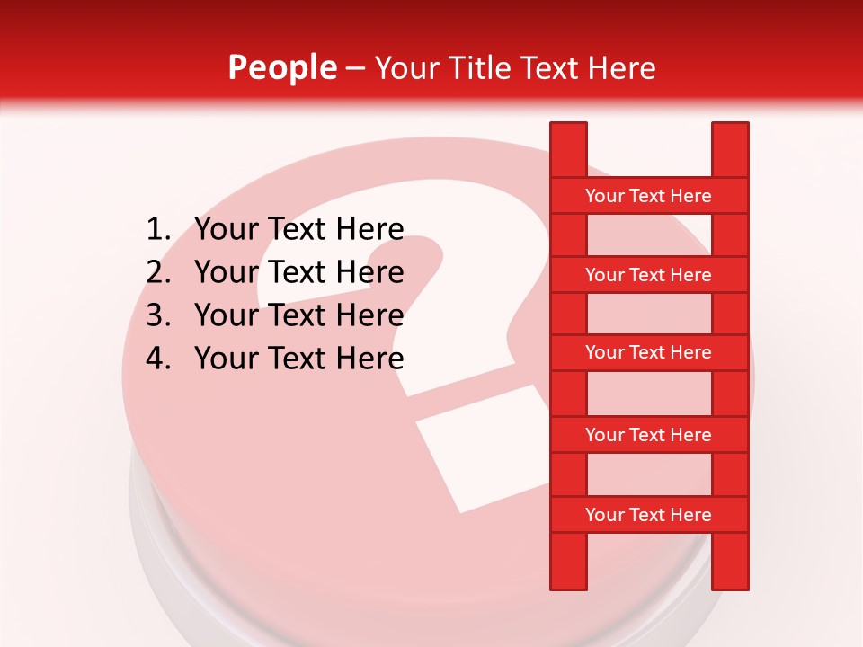 White Young Close Up PowerPoint Template