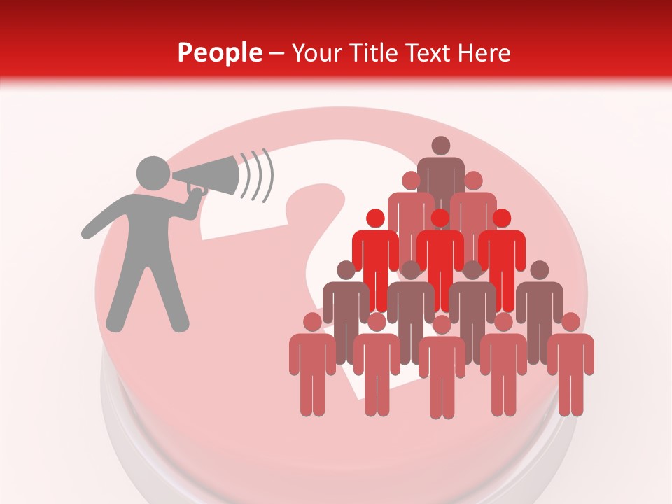 White Young Close Up PowerPoint Template