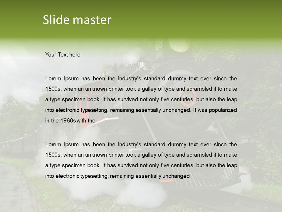 Senior  Human Finger PowerPoint Template