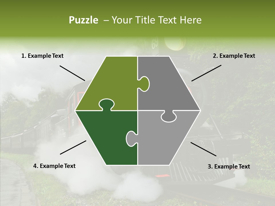 Senior  Human Finger PowerPoint Template