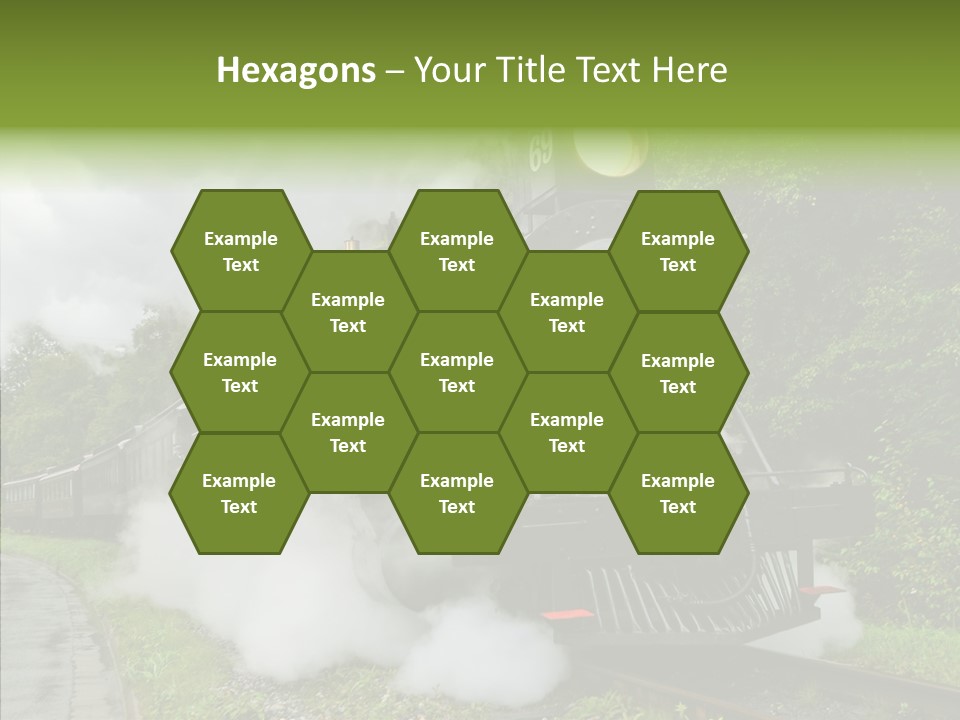 Senior  Human Finger PowerPoint Template