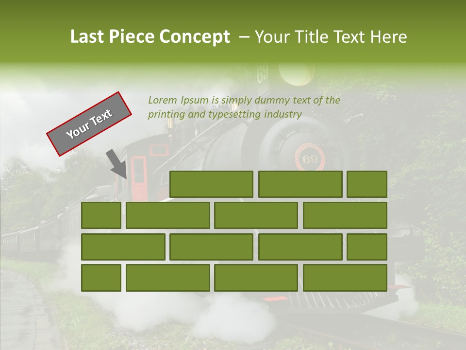 Senior  Human Finger PowerPoint Template