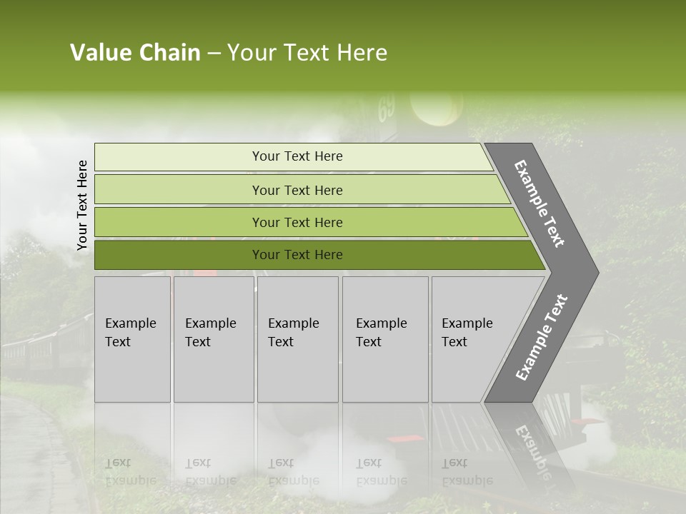 Senior  Human Finger PowerPoint Template