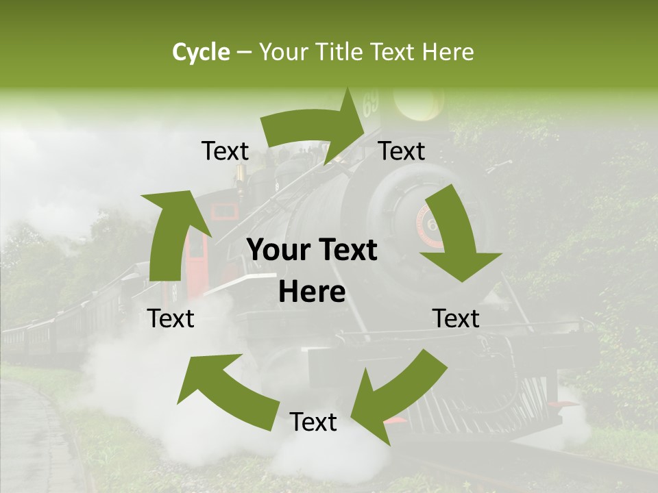 Senior  Human Finger PowerPoint Template