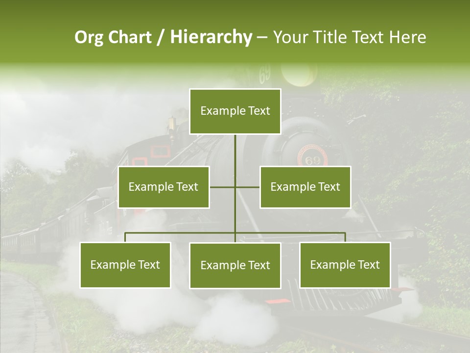 Senior  Human Finger PowerPoint Template