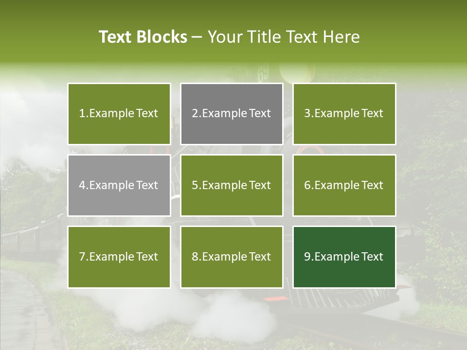 Senior  Human Finger PowerPoint Template