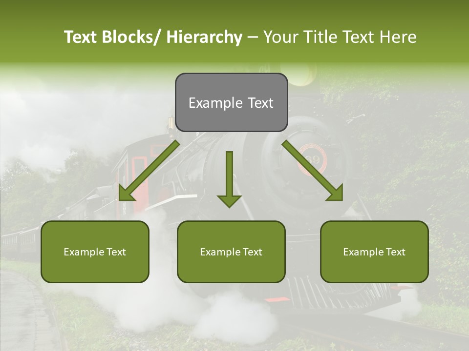 Senior  Human Finger PowerPoint Template