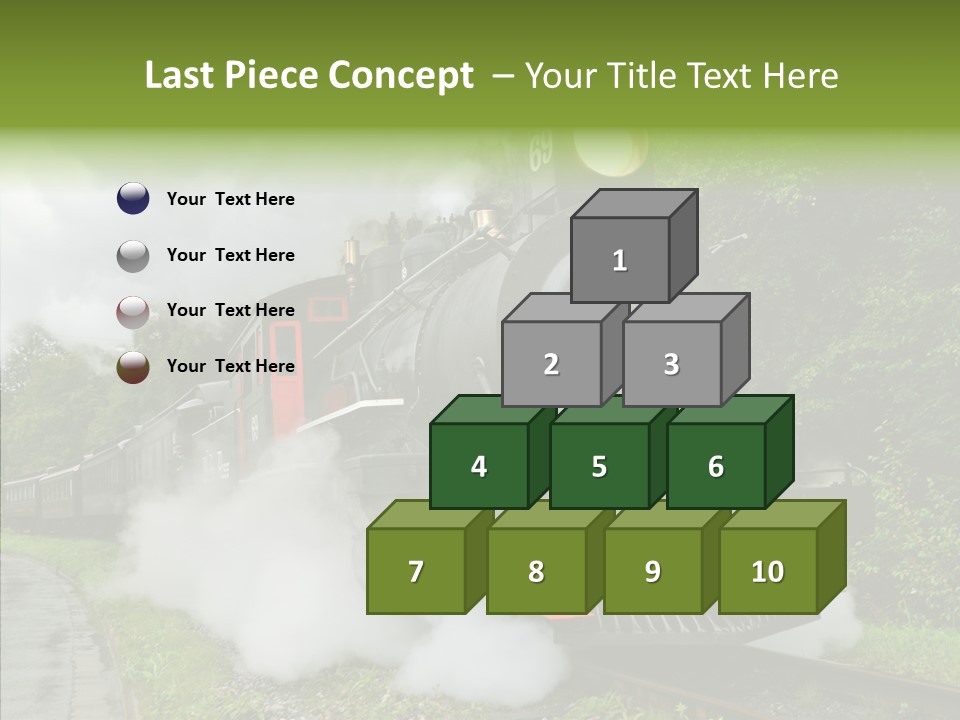 Senior  Human Finger PowerPoint Template