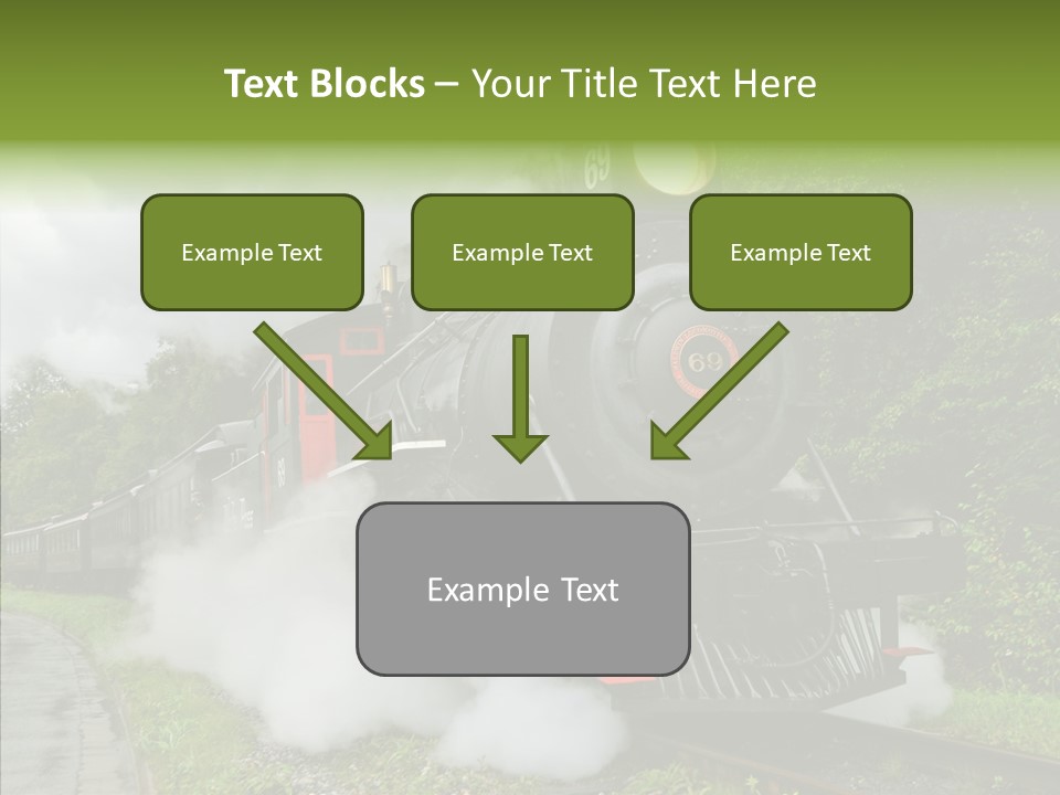 Senior  Human Finger PowerPoint Template