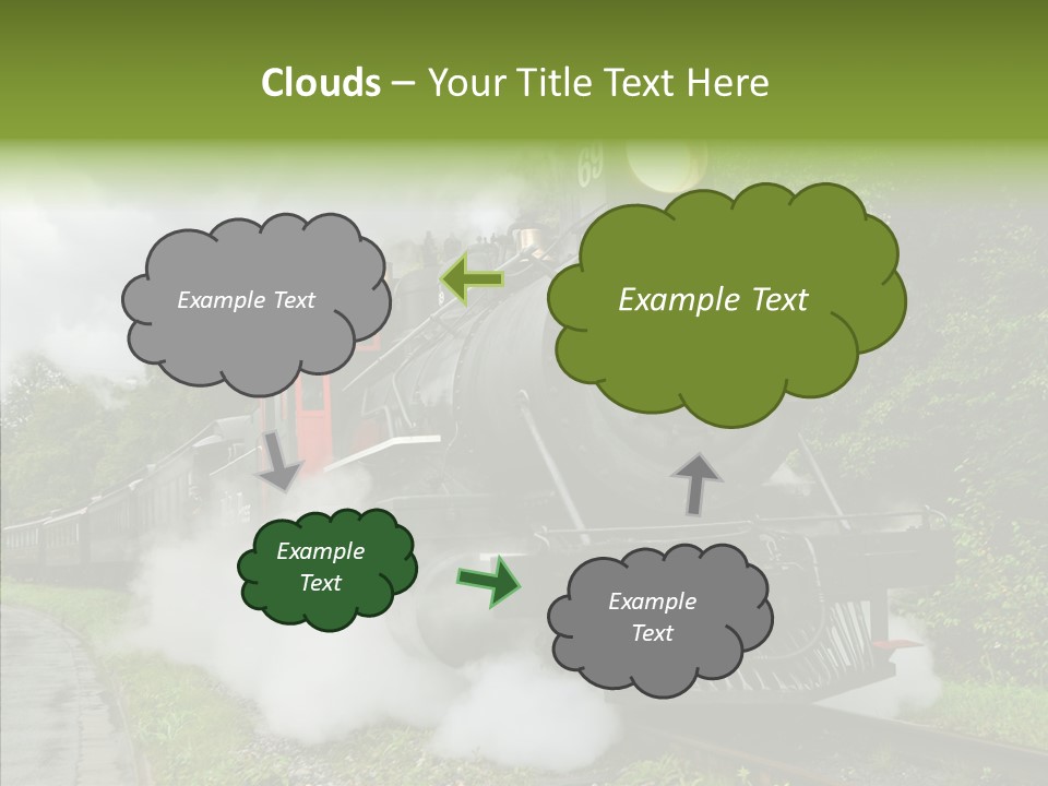 Senior  Human Finger PowerPoint Template