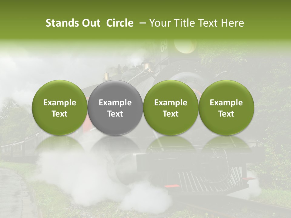 Senior  Human Finger PowerPoint Template