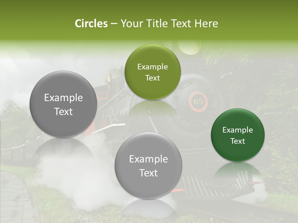 Senior  Human Finger PowerPoint Template