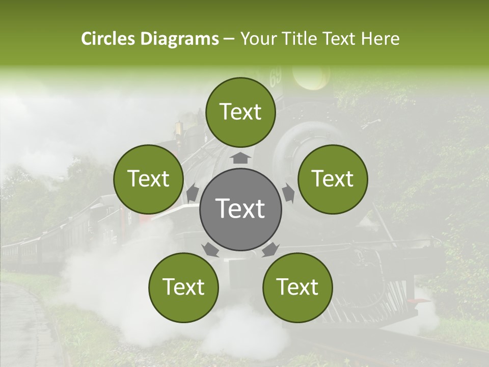 Senior  Human Finger PowerPoint Template