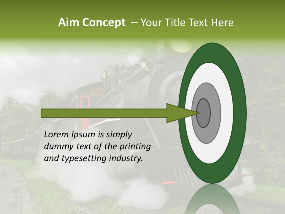 Senior  Human Finger PowerPoint Template