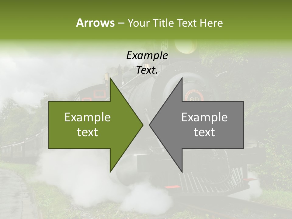 Senior  Human Finger PowerPoint Template