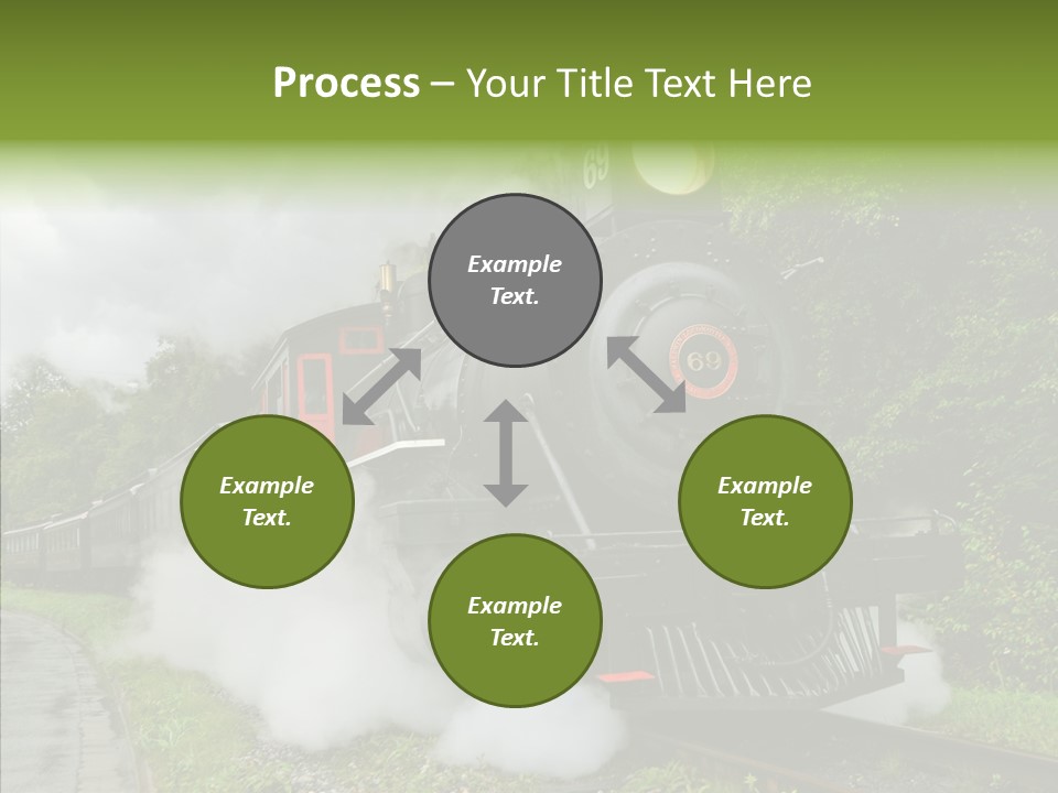 Senior  Human Finger PowerPoint Template