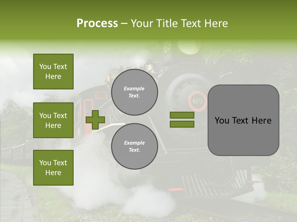 Senior  Human Finger PowerPoint Template