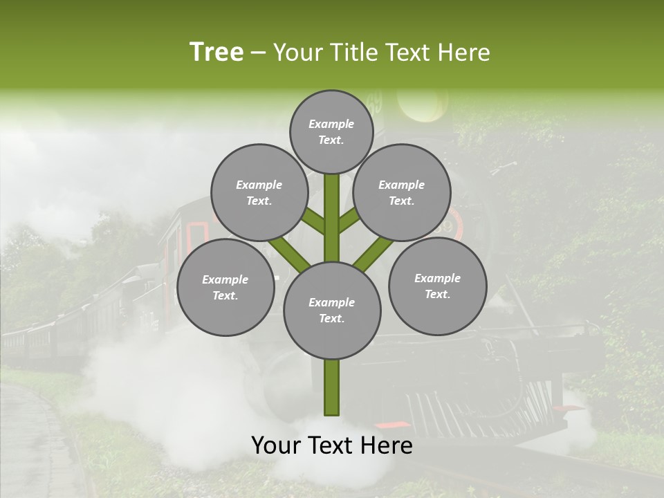 Senior  Human Finger PowerPoint Template