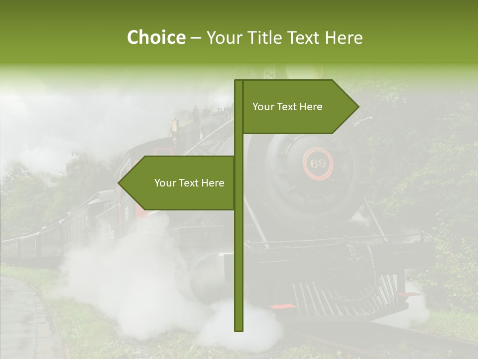 Senior  Human Finger PowerPoint Template