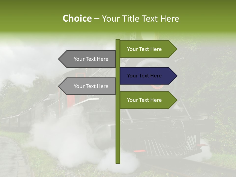 Senior  Human Finger PowerPoint Template