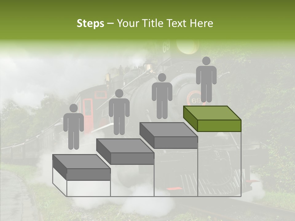 Senior  Human Finger PowerPoint Template