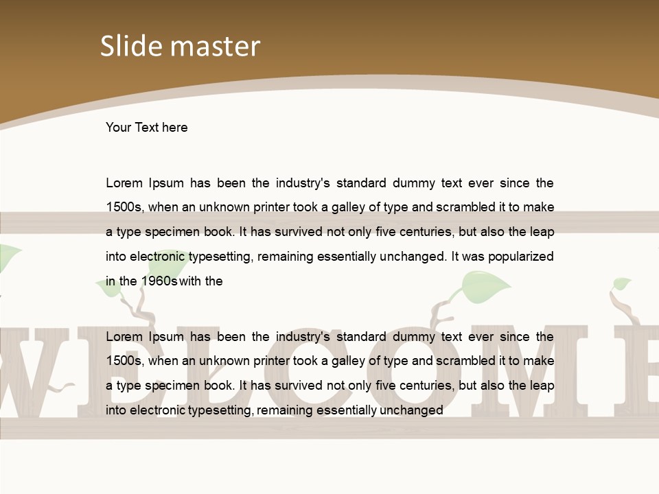 Senior  Elderly White PowerPoint Template