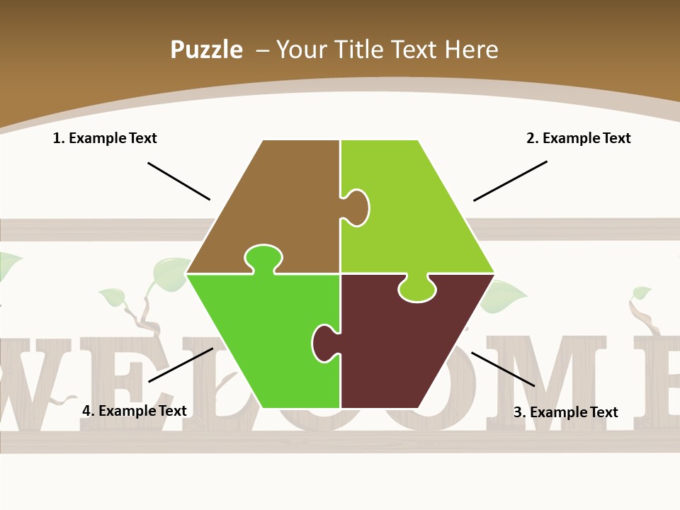 Senior  Elderly White PowerPoint Template