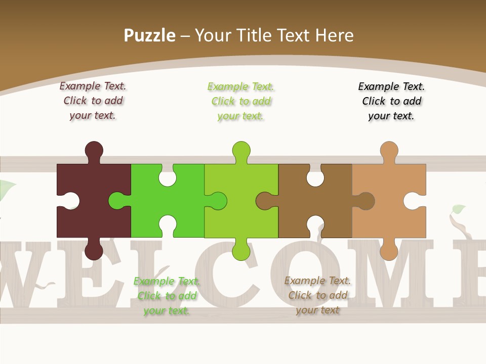 Senior  Elderly White PowerPoint Template