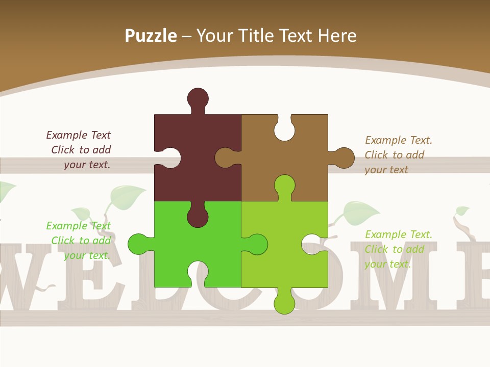 Senior  Elderly White PowerPoint Template