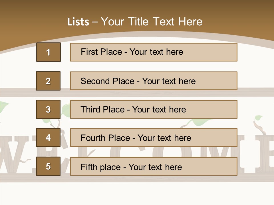 Senior  Elderly White PowerPoint Template