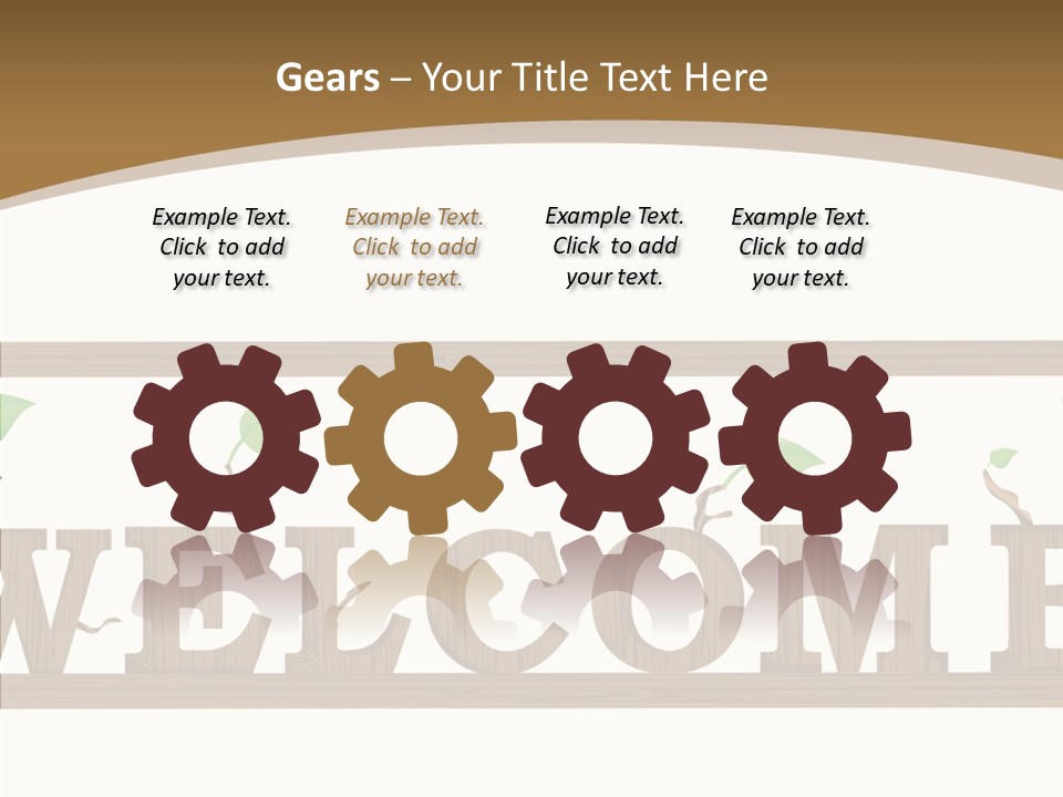 Senior  Elderly White PowerPoint Template