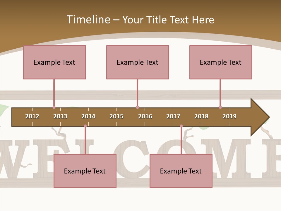 Senior  Elderly White PowerPoint Template