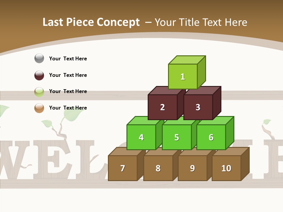 Senior  Elderly White PowerPoint Template