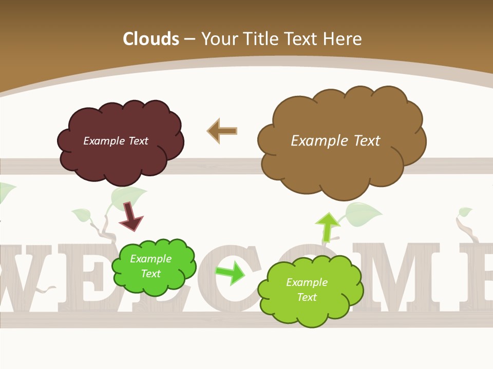 Senior  Elderly White PowerPoint Template