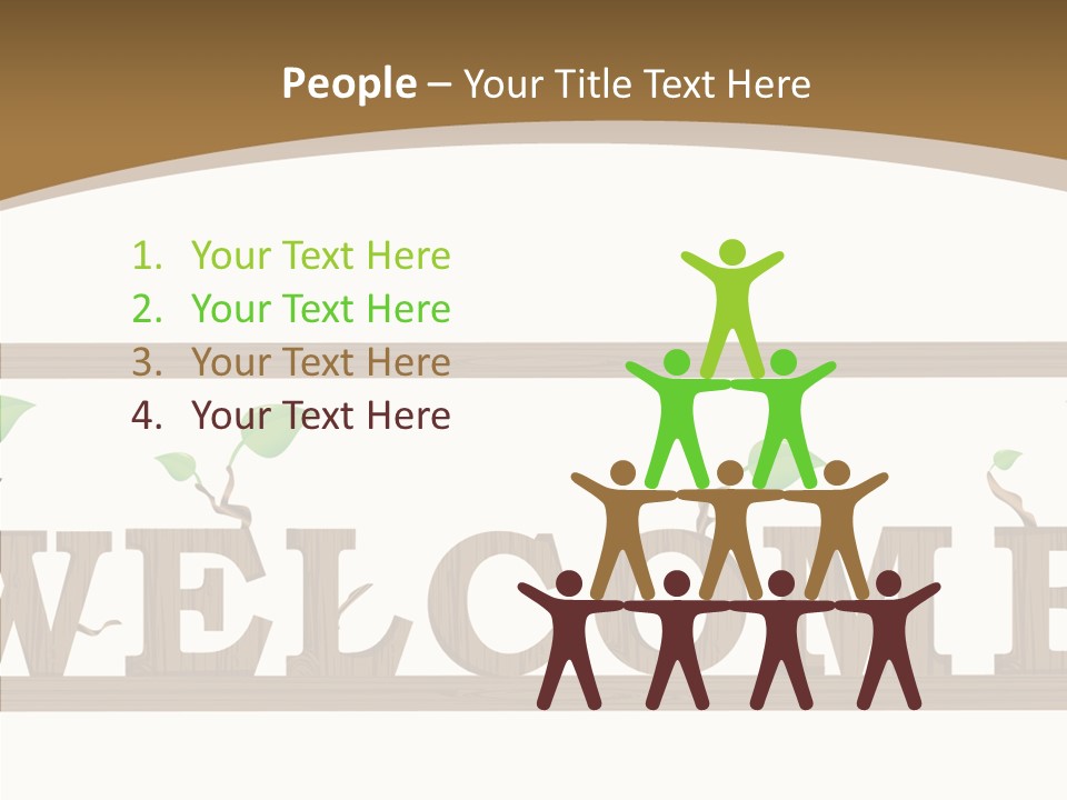 Senior  Elderly White PowerPoint Template