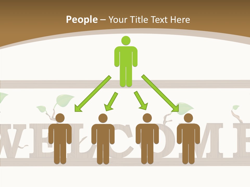 Senior  Elderly White PowerPoint Template