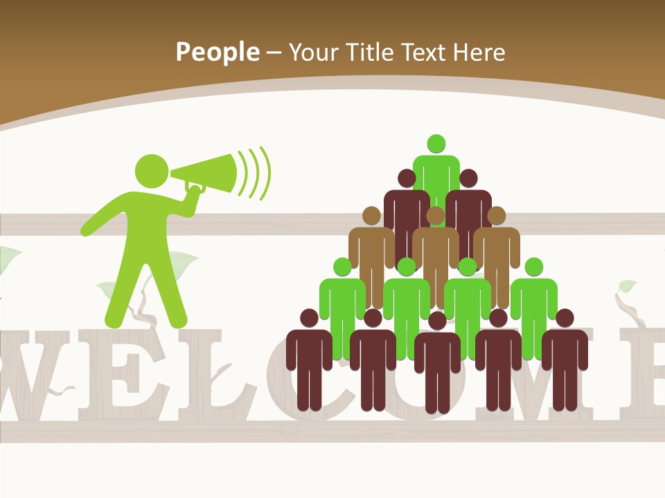 Senior  Elderly White PowerPoint Template