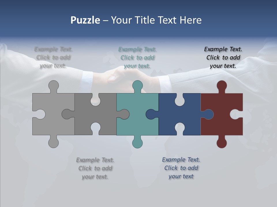 Hand Old Finger PowerPoint Template