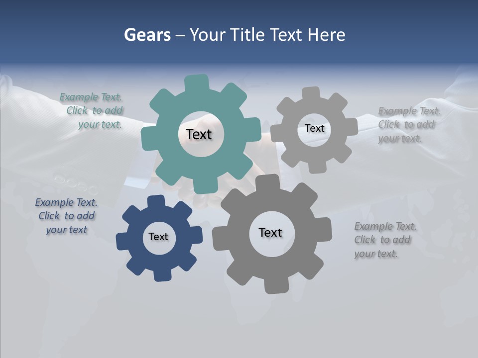 Hand Old Finger PowerPoint Template