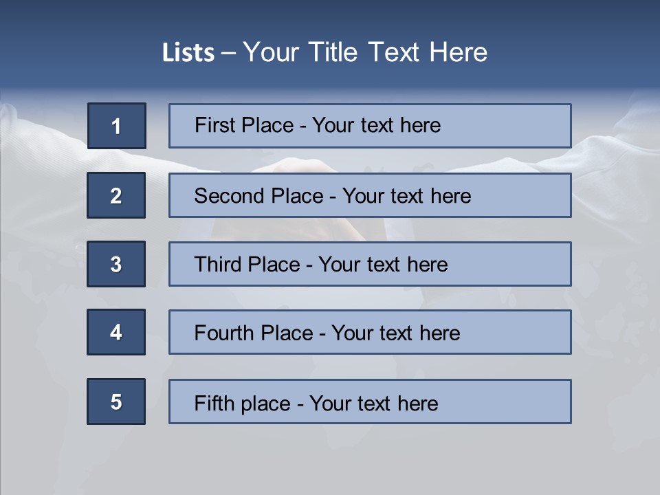 Hand Old Finger PowerPoint Template