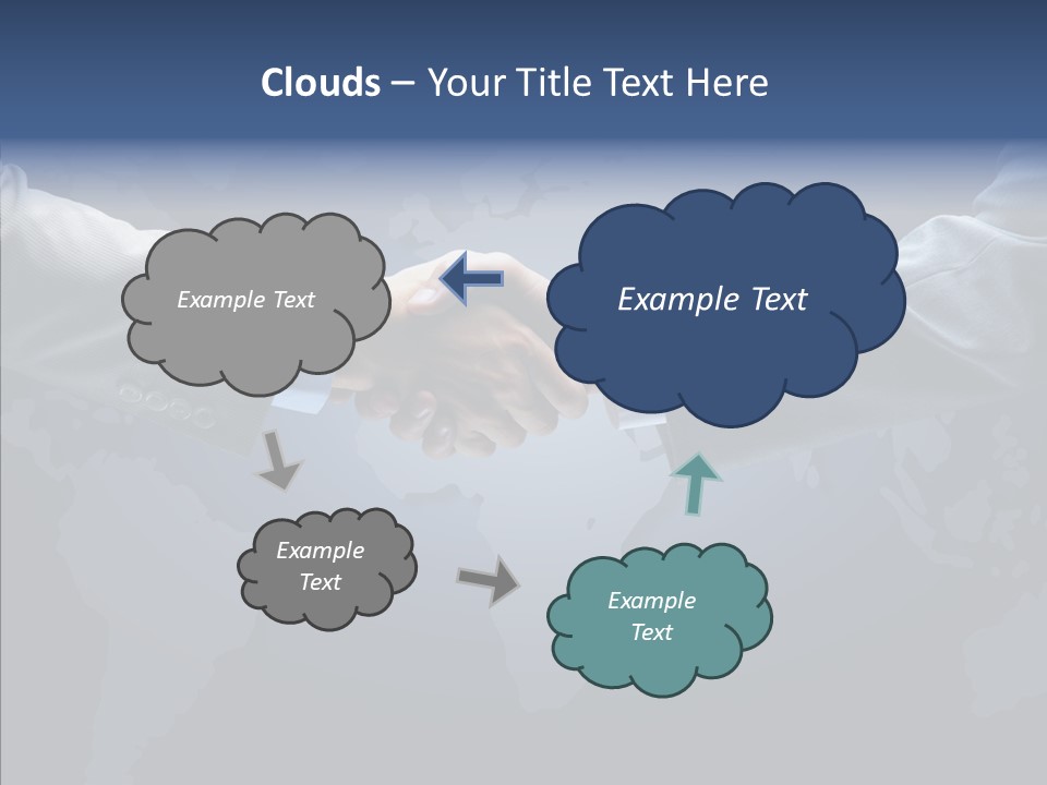 Hand Old Finger PowerPoint Template