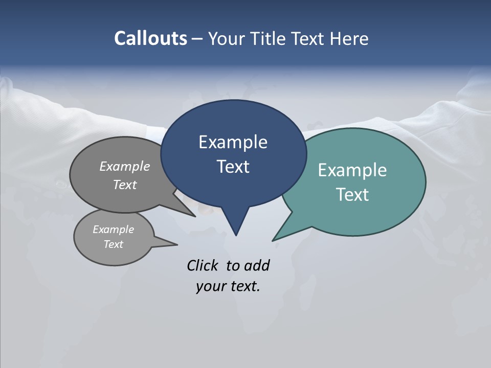 Hand Old Finger PowerPoint Template