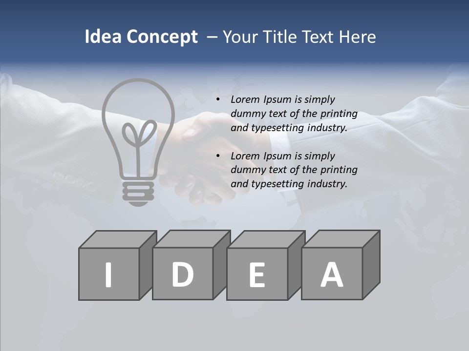 Hand Old Finger PowerPoint Template