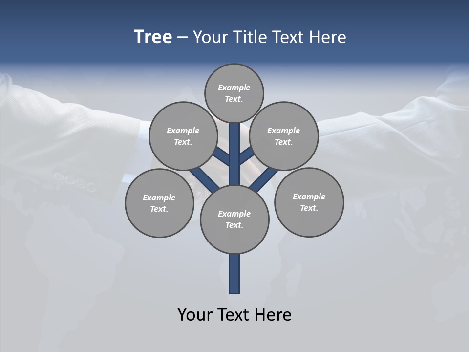 Hand Old Finger PowerPoint Template