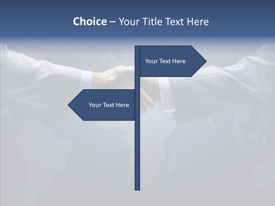 Hand Old Finger PowerPoint Template